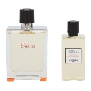 Terre D'Hermes by Hermes Gift Set for Men - 3.4oz EDT Spray 2.7oz Shower Gel New